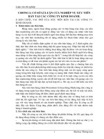 Cơ sở lí luận của nghiệp vụ xúc tiến bán tại các công ty kinh doanh