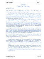 Luận văn Thạc sĩ về Hợp đồng trên cơ sở chất lượng thực hiện bảo dưỡng sửa chữa đường phần 6