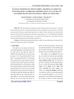 XD mô hình toán truyền nhiệt lạnh đông XĐ tỉ lệ nước đóng băng, nhiệt độ lạnh tối ưu