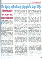 Tín dụng ngân hàng góp phần thực hiện chủ trương mua lương thực và xuất khẩu gạo .pdf