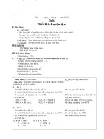 Kế hoạch giảng dạy tuần 24