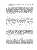 Quá trình hình thành và phát triển của Bộ kế hoạch và đầu tư