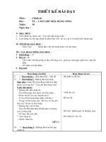 Giáo án Chính tả - Lớp 2 - Con chó nhà hàng xóm