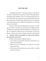 Chính sách tỷ giá của Trung Quốc và tác động của nó tới thương mại Trung Quốc và một số nước