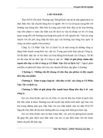 Một số giải pháp nhằm đẩy mạnh tiêu thụ xe ôtô ở công ty Cổ Phần Vận Tải và Dịch Vụ