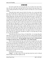 Kế toán tập hợp chi phí sản xuất và tính giá thành sản phẩm xây lắp tại Công ty Cổ phần Đầu tư và xây dựng Sông Đà