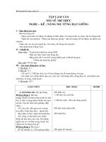 Giáo án môn Tập làm văn lớp 3 - Tuần 21