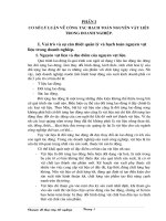 Hạch toán nguyên vật liệu trong doanh nghiệp