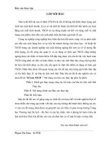 thực trạng công tác kế toán của khu du lịch sinh thái Thác Đa.