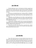 Các Giải pháp nhằm nâng cao chất lượng dịch vụ tại Cty khách sạn du lịch Kim liên