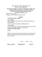 Đề thi lý thuyết kỹ thuật sửa chữa, lắp ráp máy tính 33