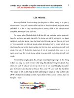 Lợi nhuận và một số biện pháp tài chính nhằm tăng lợi nhuận tại Công ty Dược Liệu I .doc