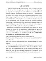 công tác bảo đảm tiền vay tại chi nhánh NHN0&PTNT huyện Thanh Trì