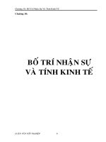 Thiết kế phân xưởng sản xuất màng mỏng PVC năng suất 4100 tấnnăm - Chương 10