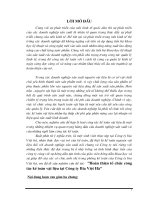 Hoàn thiện tổ chức công tác kế toán vật liệu tại Cty Bia Việt Hà