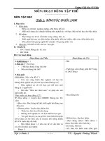 Giáo án Tiếng Việt khối 2 - Học kì I - Tuần 4