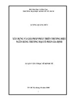 Xây dựng và giải pháp phát triển thương hiệu Ngân Hàng TMCP Gia Định