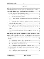 Hoàn thiện kiểm toán hàng tồn kho trong kiểm toán báo cáo tài chính do Công ty Kiểm toán và Dịch vụ Tin học AISC thực hiện