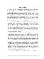 Hoàn thiện phương pháp phân tích tài chính của khách hàng tại sở giao dịch I, BIDV