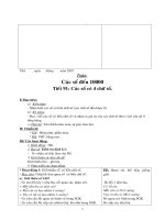 Kế hoạch giảng dạy tuần 19