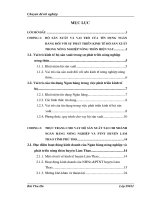 Cho vay sản xuất tại chi nhanh Agribank Lâm thao, thực trạng và giải pháp