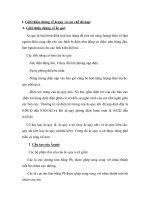 Giới thiệu chung về ăcquy và các chế độ nạp