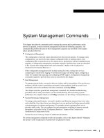 Tài liệu Quản trị mang System management commands