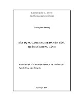 Xây dựng game engine đa nền tảng quản lý khung cảnh