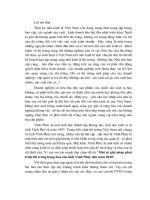 Một số giải pháp phát triển thị trường hàng hoá của tỉnh Vĩnh Phúc đến năm 2010