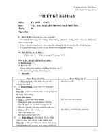 Giáo án Tự nhiên và Xã hội - Lớp 2 - Các thành viên trong nhà trường