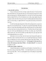 Chế độ pháp lý về bảo đảm tiền vay và thực tiễn áp dụng tại ngân hàng VPBank – Chi nhánh Đông Đô