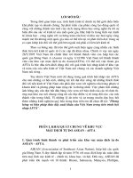 Phương hướng và biện pháp thúc đẩy xuất khẩu của Việt Nam trong tiến trình hội nhập AFTA