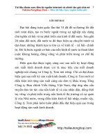 Giải pháp nâng cao hiệu quả hoạt động sản xuất kinh doanh tại Công ty Tem