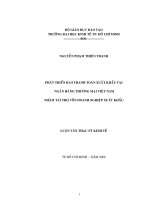 Phát triển bao thanh toán xuất khẩu tại Ngân hàng Thương mại Việt Nam.pdf