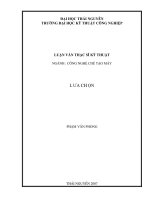 Lựa chọn chế độ cắt nhằm tăng tuổi bền của dao phay ngón phủ PVD-TiN sử dụng phay khuôn ép đúc áp lực SKD61