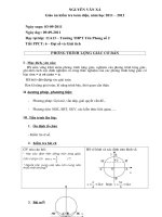  Giáo án kiểm tra toàn diện toán 11