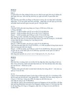 Đề thi công chức môn Thuế