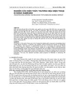 Nghiên cứu kiến thức thương hiệu điện thoại di động samsung