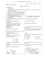 Giáo án Toán học -  Lớp 3 - Học kỳ I - Tuần 24,25