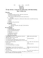 Tài liệu Giáo án Âm nhạc + Mỹ thuật + Đạo đức tháng 5