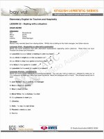 English for Tourism and Hospitality 22