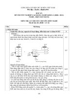 Đáp án đề thi lý thuyết điện dân dụng 26