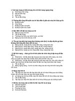 Đề thi trắc nghiệm môn mạng máy tính