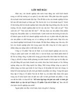 Kế toán tập hợp chi phớ sản xuất và tính giá thành dịch vụ vận tải tại Cty Cổ phần Vận tải & Dịch vụ