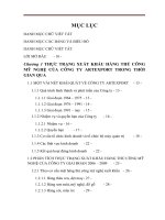 Một số giải pháp thúc đẩy xuất khẩu hàng thủ công mỹ nghệ tại công ty Artexport Việt Nam trong giai đoạn hậu khủng hoảng kinh tế thế giới