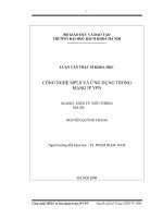 Công nghệ mạng MPLS và ứng dụng trong mạng IP VPN