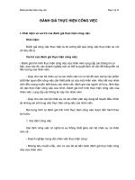 Đánh giá thực hiện công việc