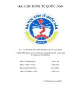 Nghiên cứu về sự đánh giá của khách hàng đối với sản phẩm Dr.Thanh của Tân Hiệp Phát