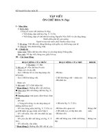 Tài liệu Giáo án môn Tập viết lớp 3 - Tuần 20