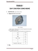 Quá trình và thiết bị phân xưởng sản xuất Acetylen Gia Định - P2